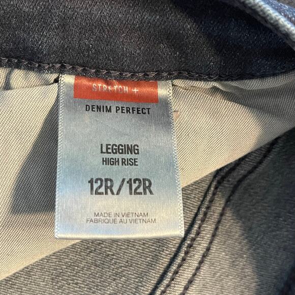 Express Women’s Stretch + Perfect Denim Jeans Skin y Size‎ 12 - Picture 3 of 4